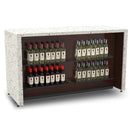 Parson Waterfall Design Sampling / Tasting Counter: 72"W x 30"D x 41"H - Modern Store Equipment