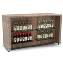 Parson Waterfall Design Sampling / Tasting Counter: 72"W x 30"D x 41"H - Modern Store Equipment