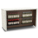 Parson Waterfall Design Sampling / Tasting Counter: 72"W x 30"D x 41"H - Modern Store Equipment