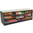 Straight Checkout Counter with Display Front Shelves & LED: 8 Ft. Counter Space - Modern Store Equipment