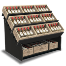 Wine Crate Display Fixture Wine Rack - Modern Store Equipment