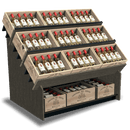 Wine Crate Display Fixture Wine Rack - Modern Store Equipment