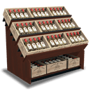 Wine Crate Display Fixture Wine Rack - Modern Store Equipment