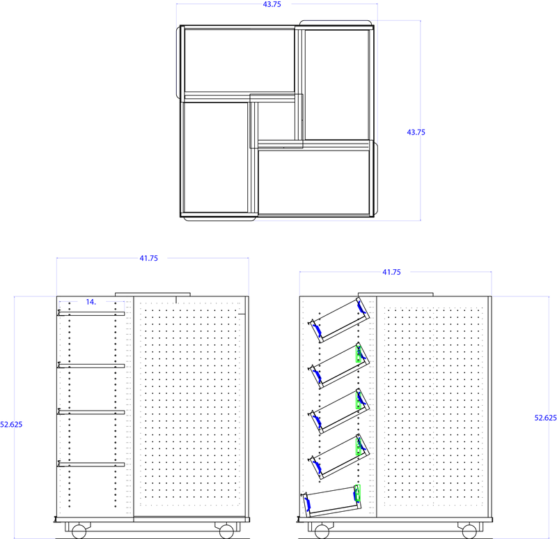 MOCO 4-Way Mobile Display