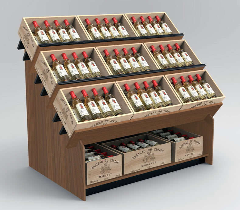 Wine Box Display Fixture