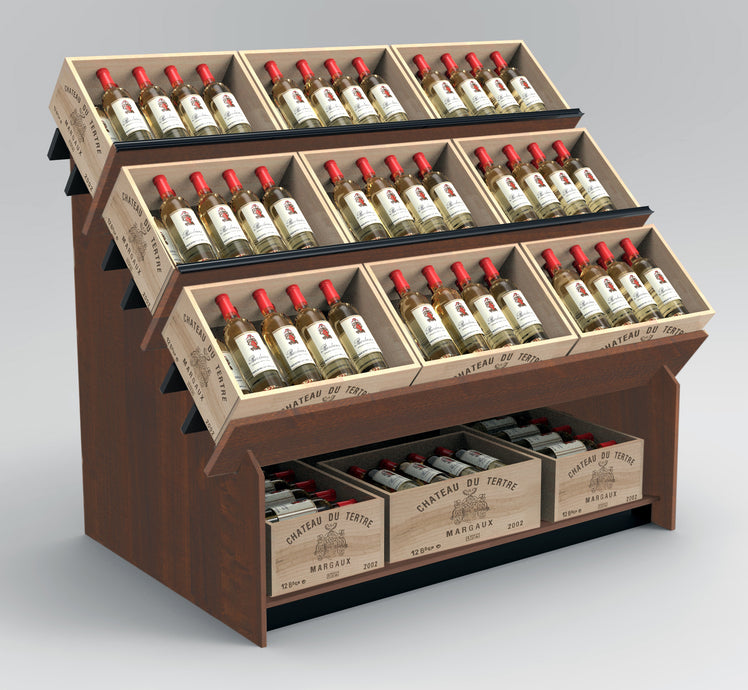 Wine Box Display Fixture