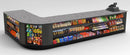 Curved Display-Front Checkout Counter with Display Front Shelves & LED