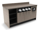 Modular Coffee / Beverage Prep Wall Station: 67.5"L x 30"D - Modern Store Equipment | www.modernstoreequipment.com