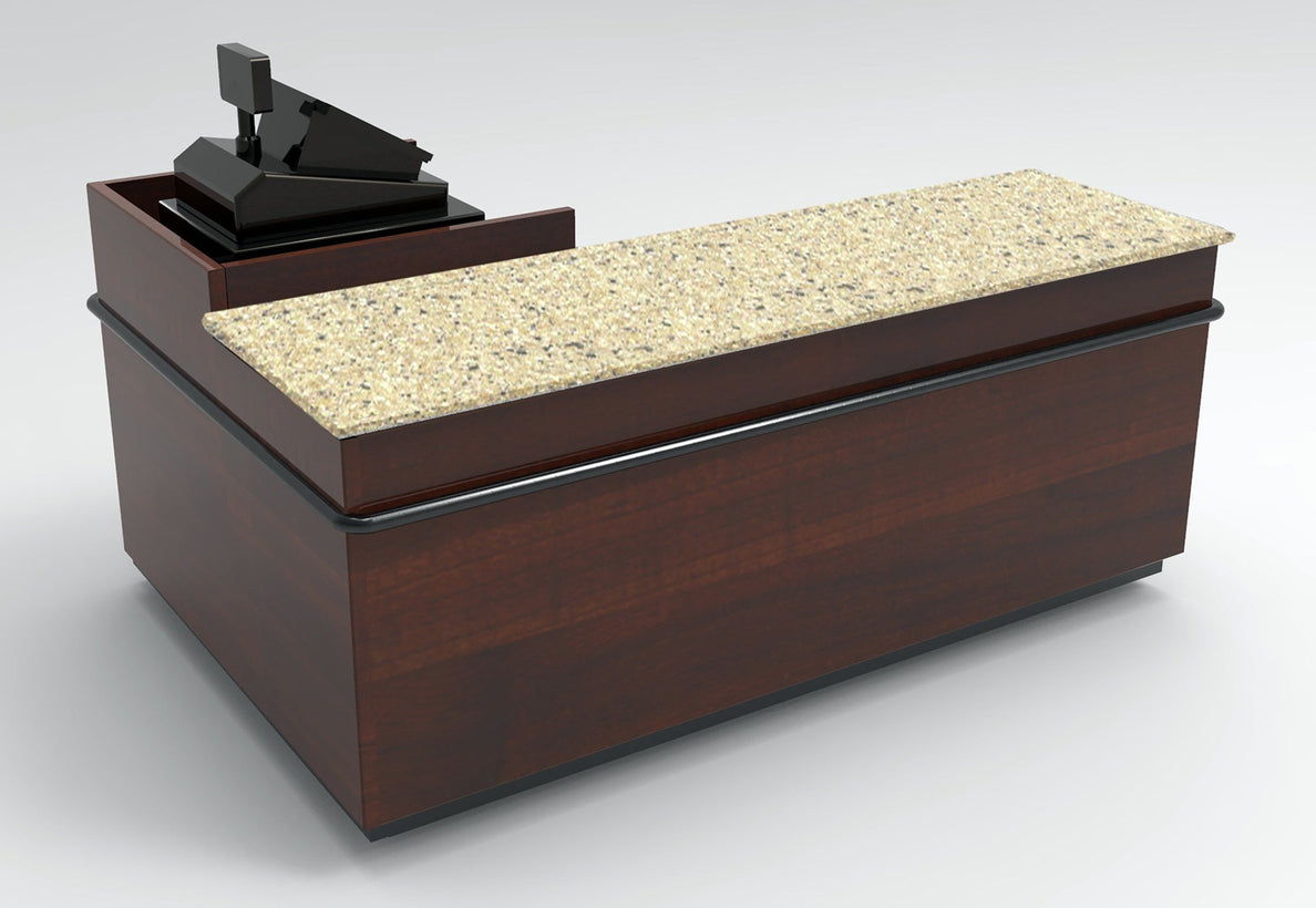 L-Shaped Checkout Counter - 44