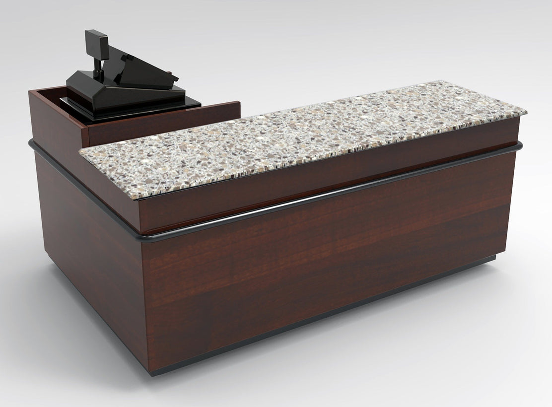 L-Shaped Checkout Counter - 44