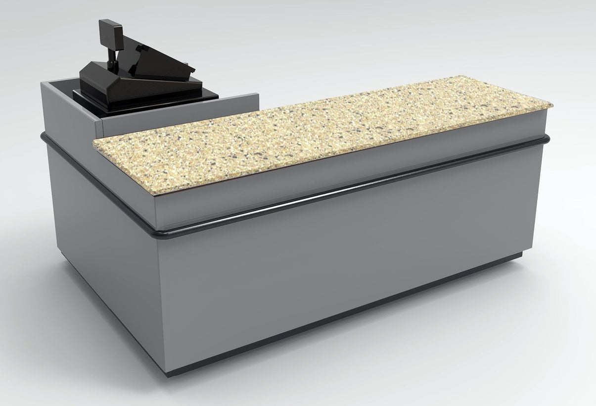 L-Shaped Checkout Counter - 44