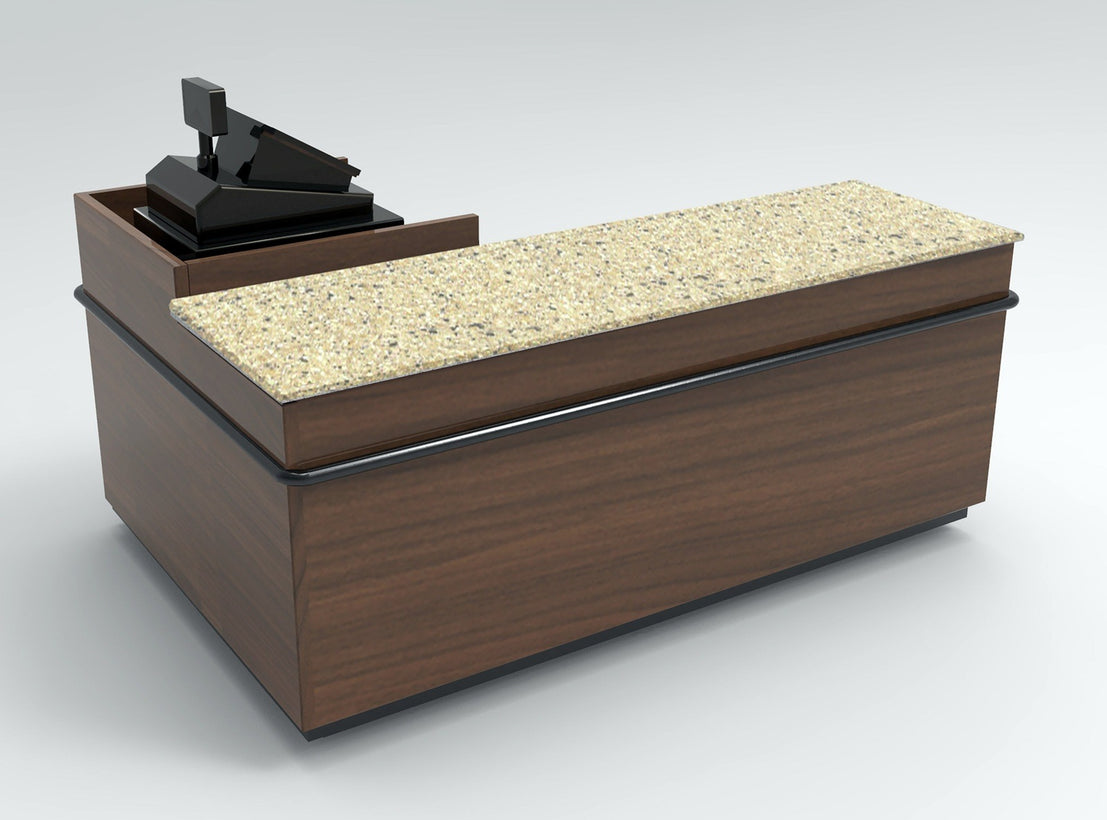 L-Shaped Checkout Counter - 44