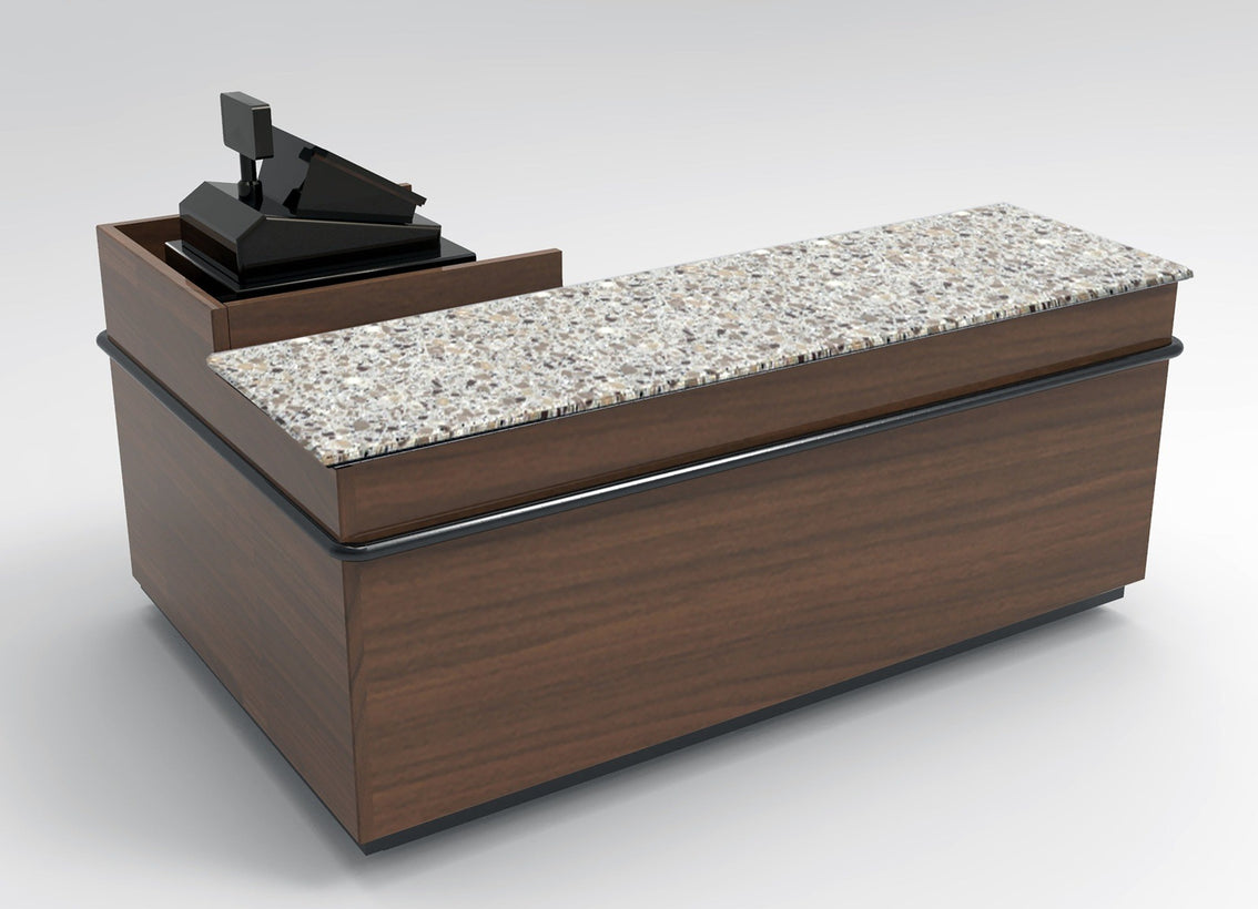 L-Shaped Checkout Counter - 44