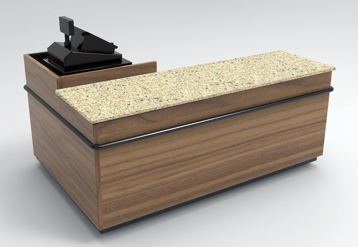 L-Shaped Checkout Counter - 44
