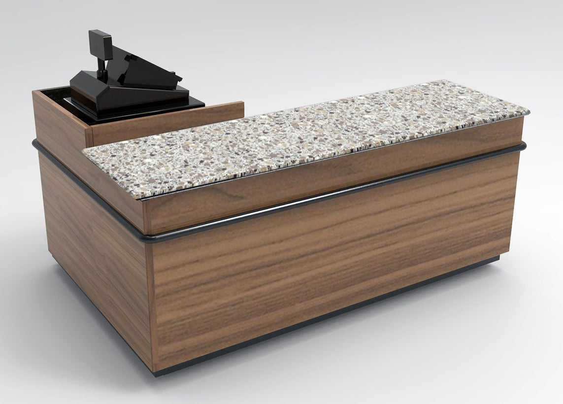 L-Shaped Checkout Counter - 44