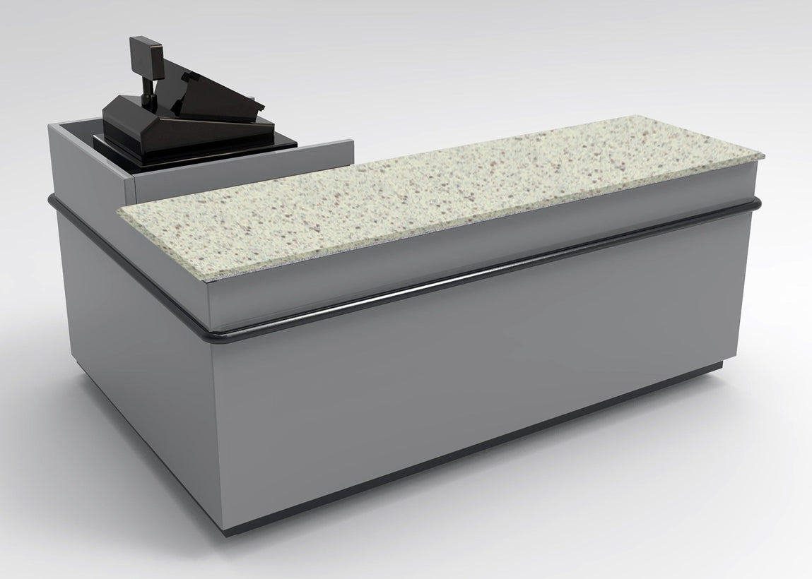 L-Shaped Checkout Counter - 44