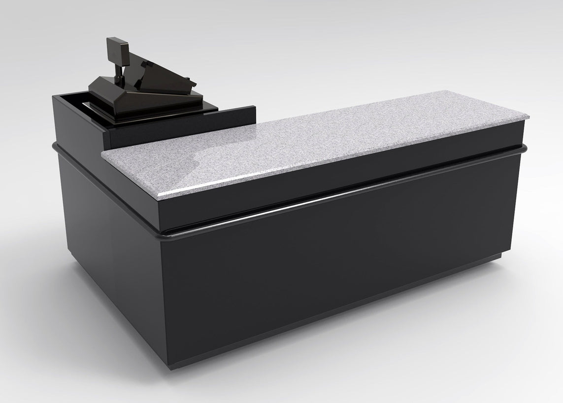 L-Shaped Checkout Counter - 44