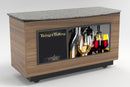 Curved Top Mobile Sampling / Tasting Counter: 48" & 64"