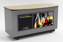 Curved Top Mobile Sampling / Tasting Counter: 48" & 64"