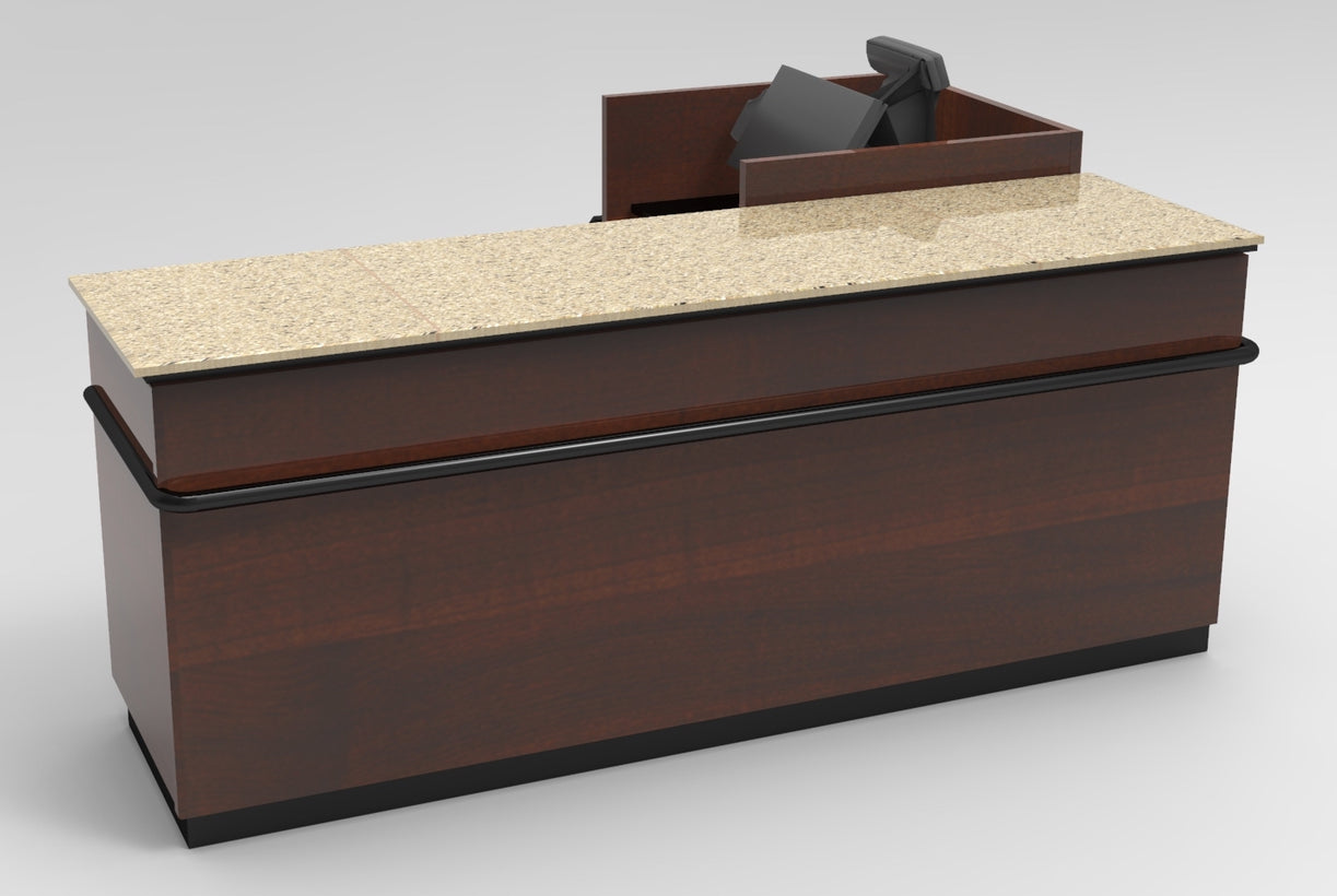 L-Shaped Checkout Counter - 44