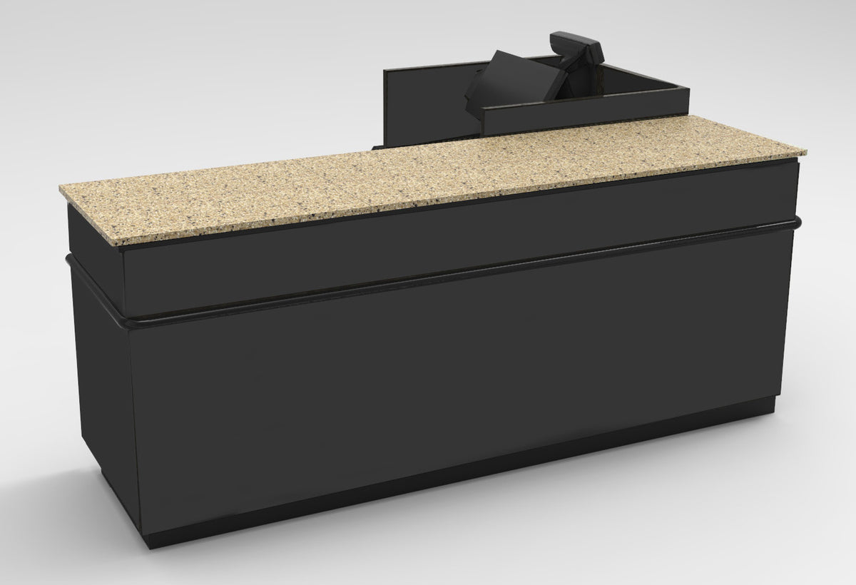 L-Shaped Checkout Counter - 44
