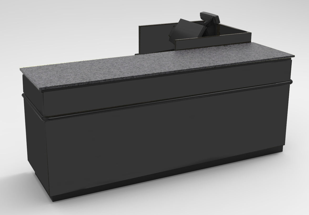 L-Shaped Checkout Counter - 44