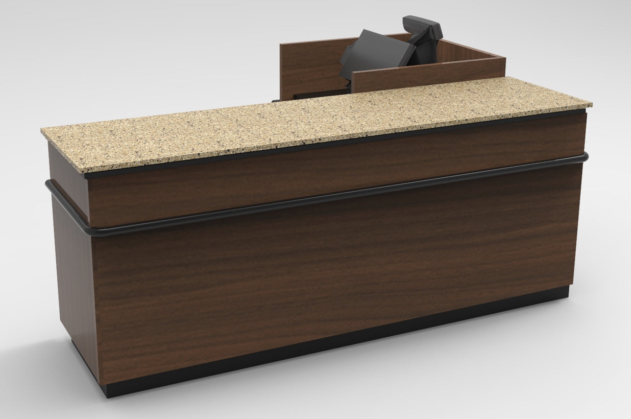 L-Shaped Checkout Counter - 44