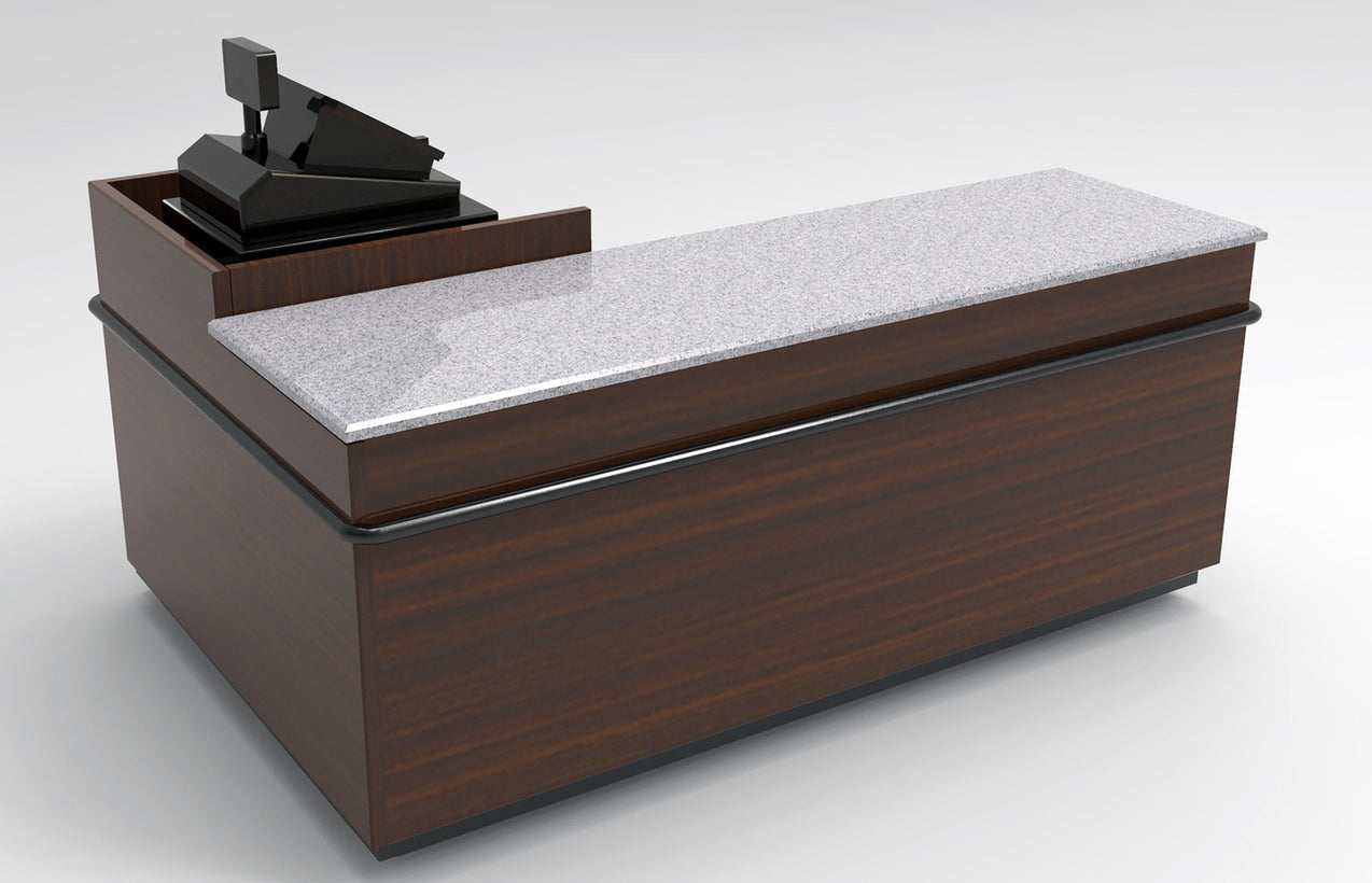 L-Shaped Checkout Counter - 44
