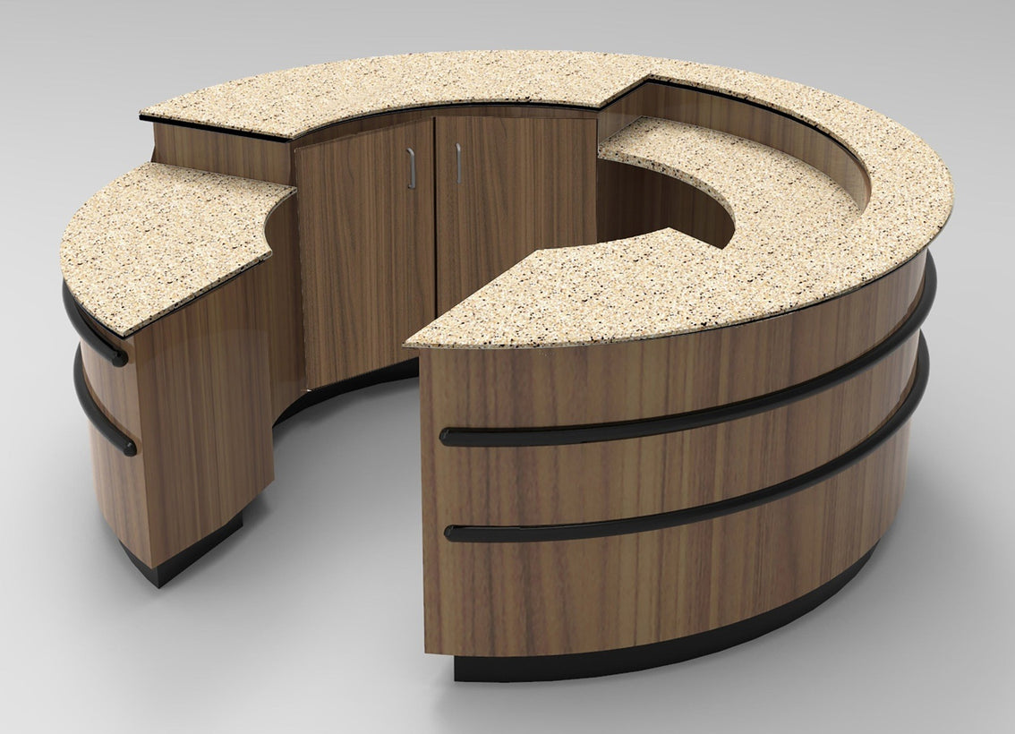 Counters, checkouts and cash wraps