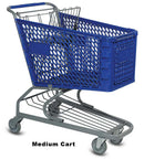 VersaCart Plastic Shopping Cart: Medium