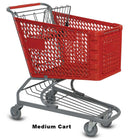 VersaCart Plastic Shopping Cart: Medium