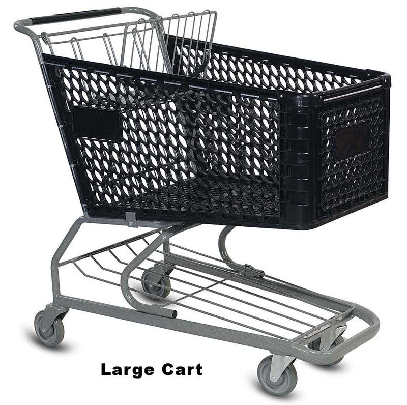 VersaCart Plastic Shopping Cart: Large