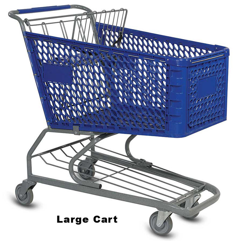 VersaCart Plastic Shopping Cart: Large