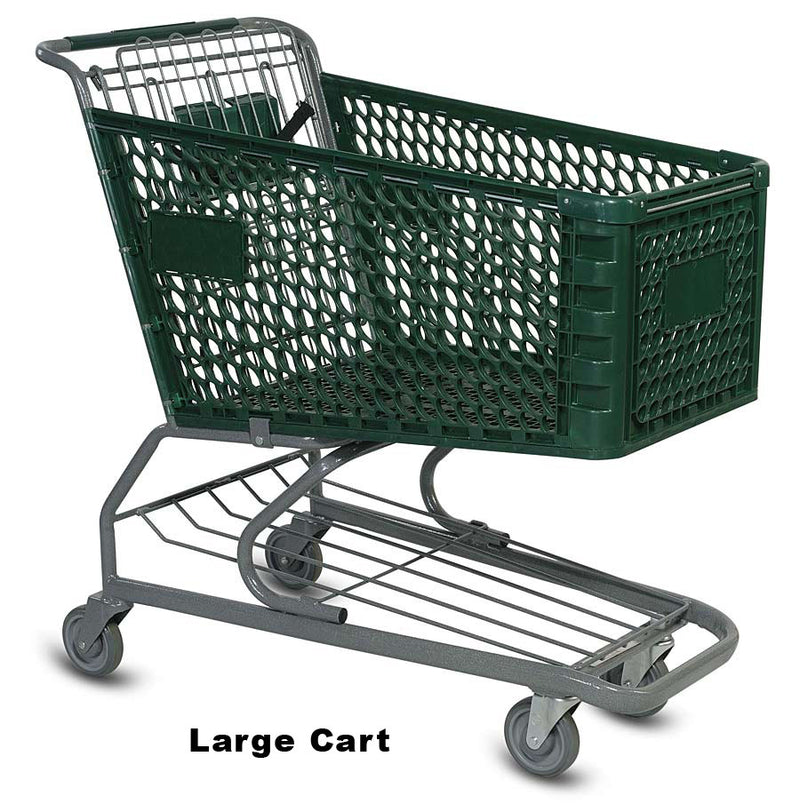 VersaCart Plastic Shopping Cart: Large