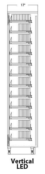 Modular Full Height Cigarette Merchandiser: 12 Shelves - Modern Store Equipment | www.modernstoreequipment.com