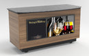 Curved Top Mobile Sampling / Tasting Counter: 48" & 64" - Modern Store Equipment