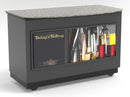 Curved Top Mobile Sampling / Tasting Counter: 48" & 64" - Modern Store Equipment