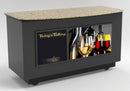 Curved Top Mobile Sampling / Tasting Counter: 48" & 64" - Modern Store Equipment