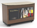 Curved Top Mobile Sampling / Tasting Counter: 48" & 64" - Modern Store Equipment