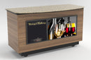 Curved Top Mobile Sampling / Tasting Counter: 48" & 64" - Modern Store Equipment
