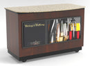 Curved Top Mobile Sampling / Tasting Counter: 48" & 64" - Modern Store Equipment