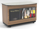 Curved Top Mobile Sampling / Tasting Counter: 48" & 64" - Modern Store Equipment