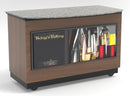 Curved Top Mobile Sampling / Tasting Counter: 48" & 64" - Modern Store Equipment