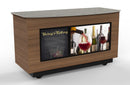 Curved Top Mobile Sampling / Tasting Counter: 48" & 64" - Modern Store Equipment