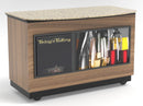 Curved Top Mobile Sampling / Tasting Counter: 48" & 64" - Modern Store Equipment