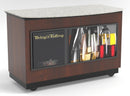 Curved Top Mobile Sampling / Tasting Counter: 48" & 64" - Modern Store Equipment