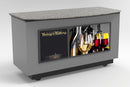 Curved Top Mobile Sampling / Tasting Counter: 48" & 64" - Modern Store Equipment
