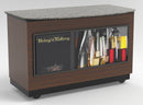 Curved Top Mobile Sampling / Tasting Counter: 48" & 64" - Modern Store Equipment