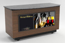 Curved Top Mobile Sampling / Tasting Counter: 48" & 64" - Modern Store Equipment