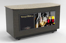Curved Top Mobile Sampling / Tasting Counter: 48" & 64" - Modern Store Equipment